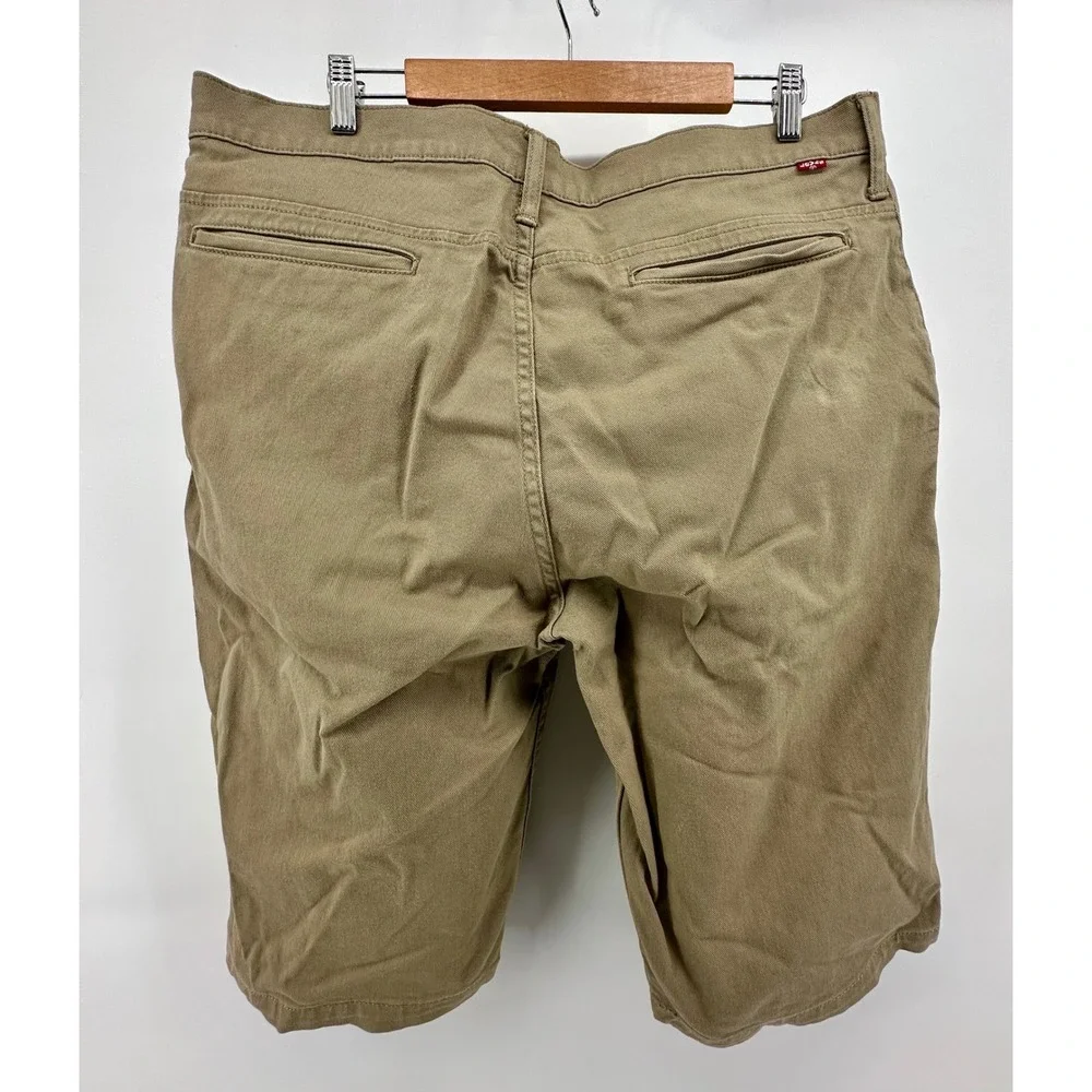 Levis 511 Slim Fit Chino Shorts Mens W38 Tan‎ Khaki Button Fly 22666-0001
